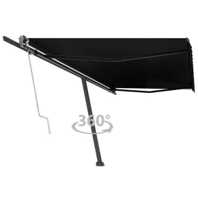 Copertină automată retractabilă 5x3m - Antracit | Livrare gratuită