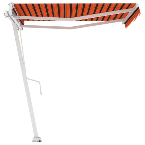Copertină Retractabilă Manual 350x250 cm - Oranj/Maro