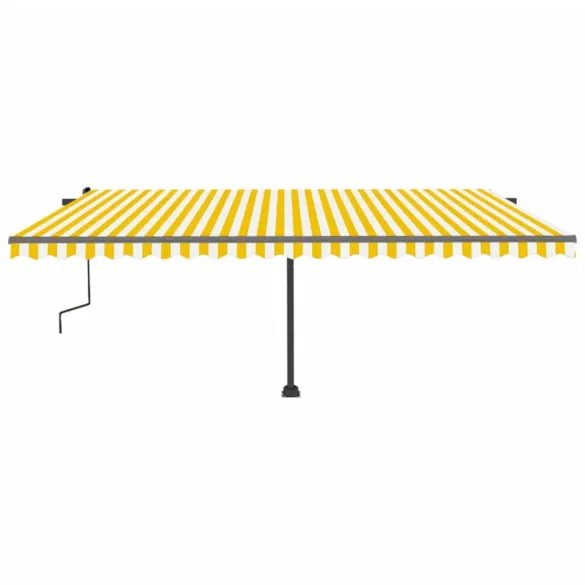 Copertină retractabilă manual cu LED 500x300cm - Livrare gratuită