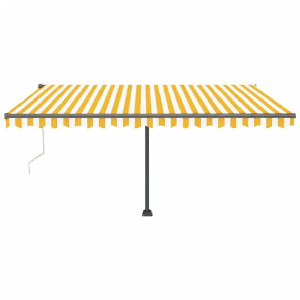 Copertină automată cu senzor vânt și LED - 450x300 cm