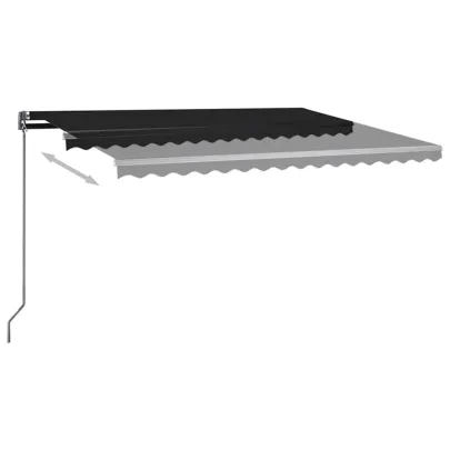 Copertină automată retractabilă 450x300cm - Antracit | Livrare Gratuită