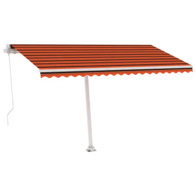 Copertină retractabilă manual cu LED 400x300cm - Livrare gratuită
