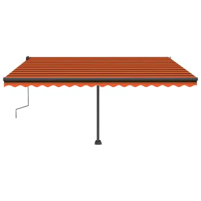 Copertină Retractabilă cu LED pentru Terasă 450x300 cm