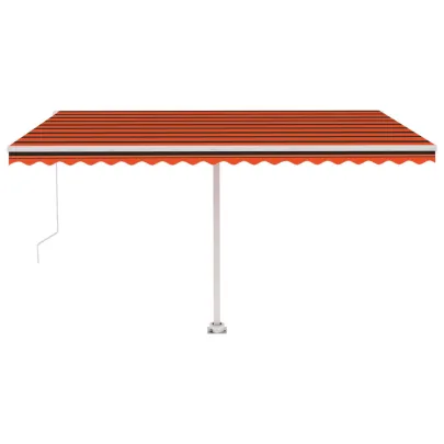 Copertină retractabilă manual cu LED 400x300cm - Livrare gratuită