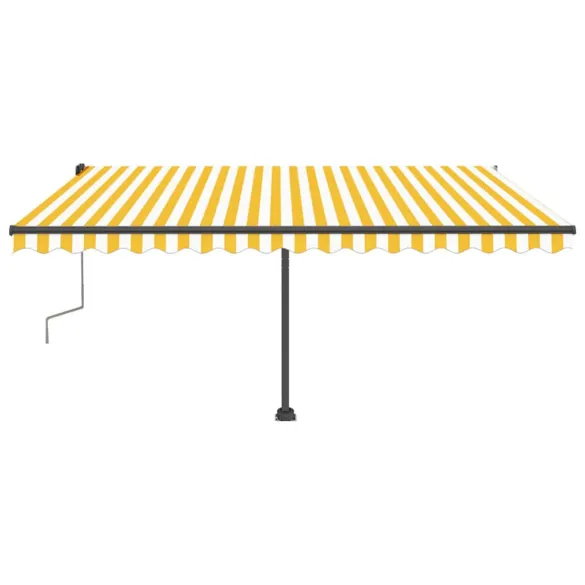 Copertină retractabilă manual cu LED - 450x300 cm