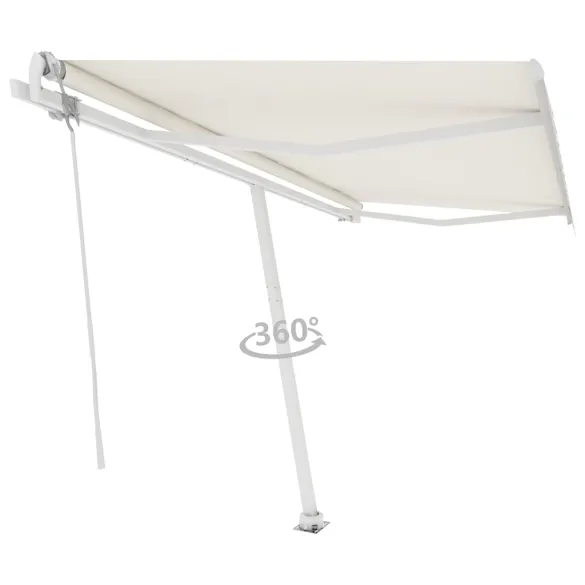 Copertină Automată Retractabilă 4x3m - Crem | Livrare Gratuită