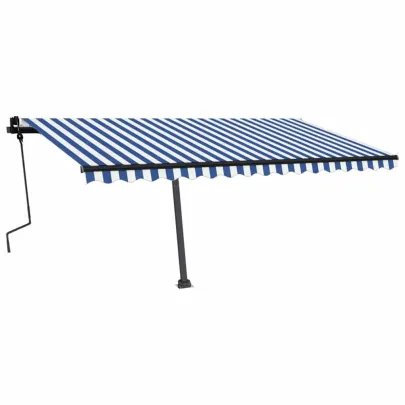 Copertină retractabilă manual cu LED - 450x300 cm