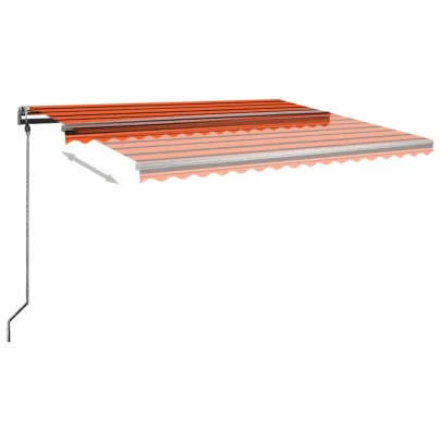Copertină Retractabilă Manuală 450x300cm - Livrare Gratuită
