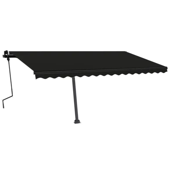 Copertină Retractabilă Manual Antracit 450x300 cm