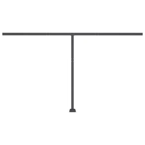 Copertină Retractabilă Manual Antracit 450x300 cm