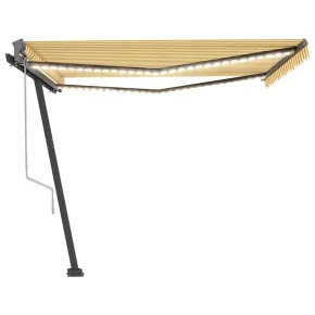 Copertină Automată cu Senzor Vânt și LED - 400x300 cm 2