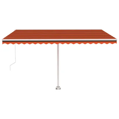 Copertină retractabilă manual 450x300 cm - Livrare gratuită