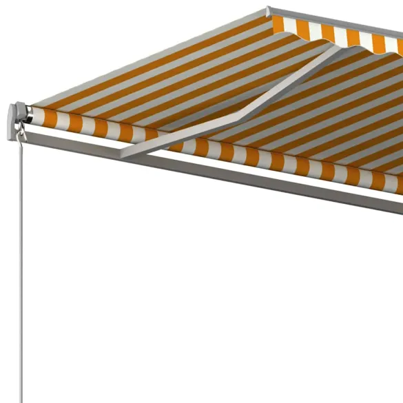 Copertină automată retractabilă 400x300cm galben-alb