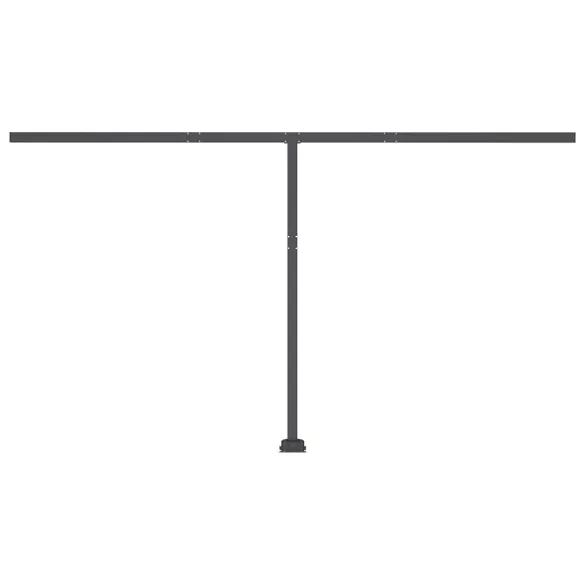 Copertină retractabilă manual cu LED 400x300 cm - Crem