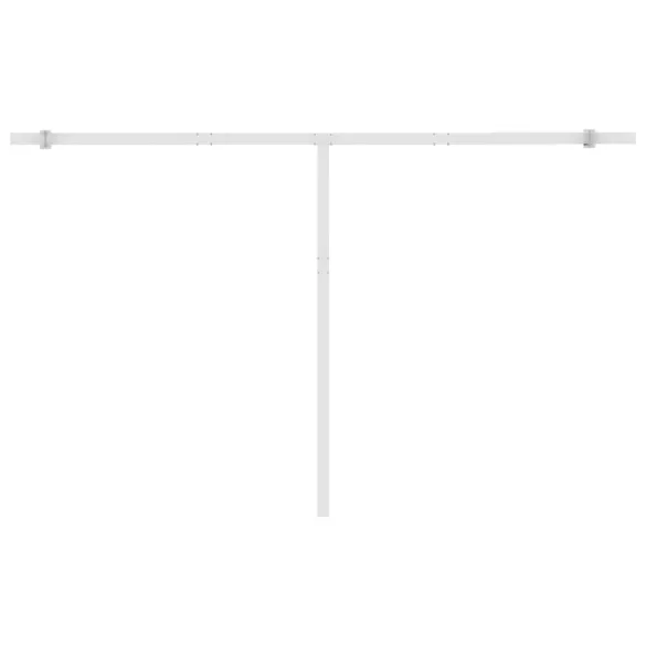 Copertină Retractabilă Automată 450x300 cm Galben-Alb