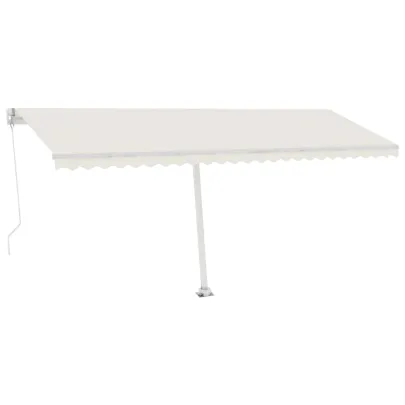 Copertină retractabilă manual cu LED - 500x300 cm