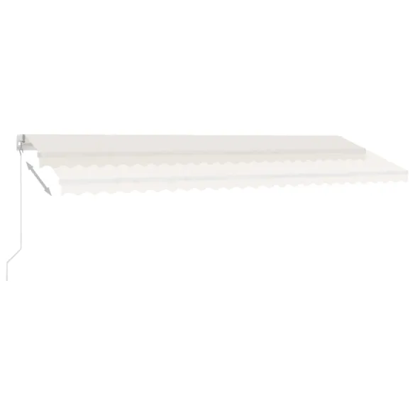 Copertină retractabilă manual cu LED - 500x300 cm