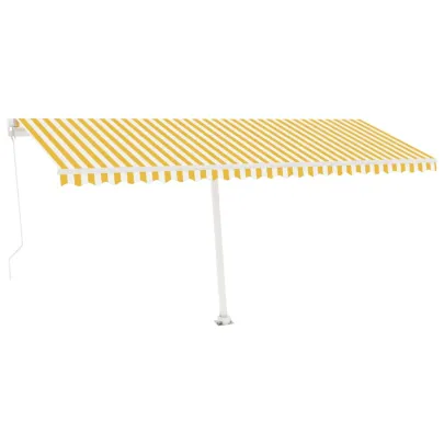 Copertină Retractabilă Manuală cu LED - 500x300 cm