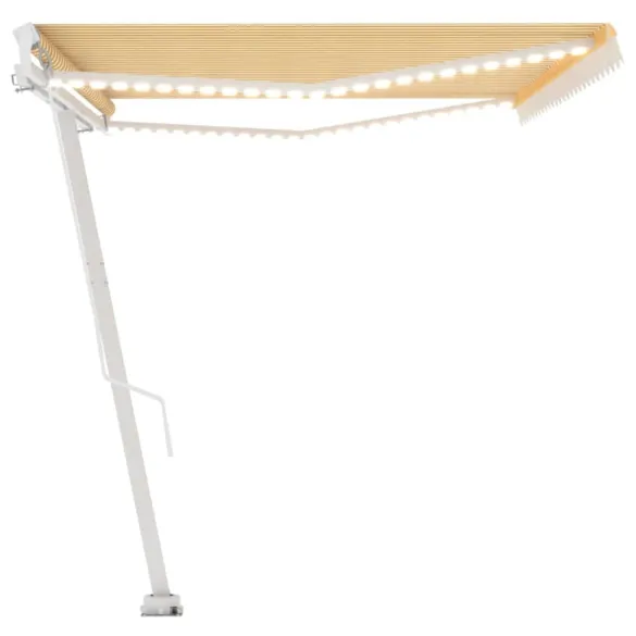 Copertină Retractabilă Manuală cu LED - 500x300 cm