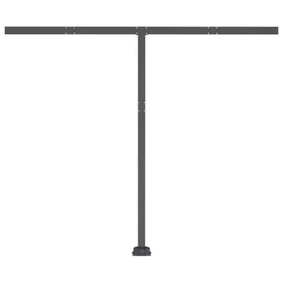 Copertină retractabilă manual cu LED pentru terasă 350x250 cm