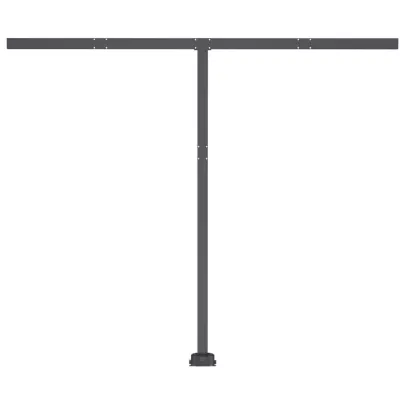 Copertină retractabilă manual cu LED - antracit - 350x250 cm