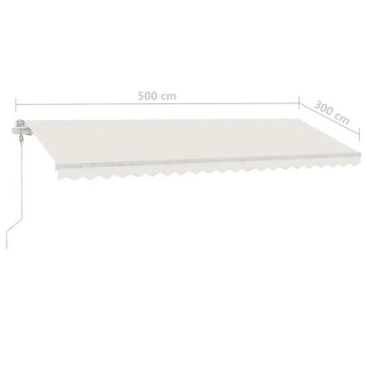 Copertină Automată Retractabilă 5x3m - Livrare Gratuită