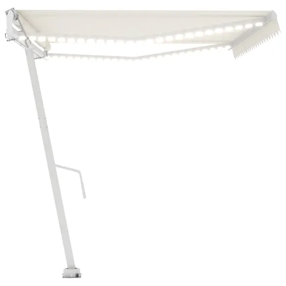 Copertină Automată cu Senzor Vânt și LED - 5x3m | Livrare Gratuită