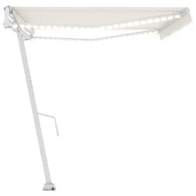 Copertină Automată cu Senzor Vânt și LED - 5x3m | Livrare Gratuită