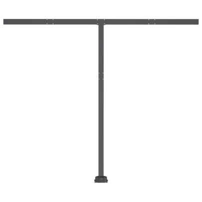 Copertină automată retractabilă galben-alb 300x250 cm