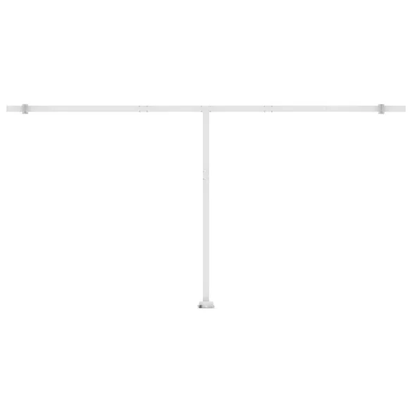 Copertină retractabilă manual cu LED - 600x300 cm - Antracit