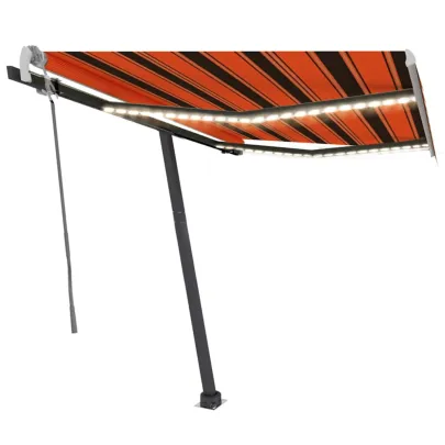 Copertină Retractabilă Manuală cu LED 300x250 cm