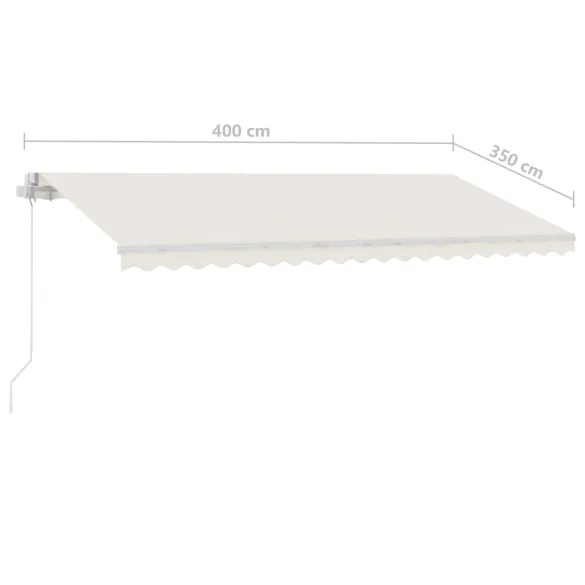 Copertină Retractabilă Manual 4x3.5m - Livrare Gratuită