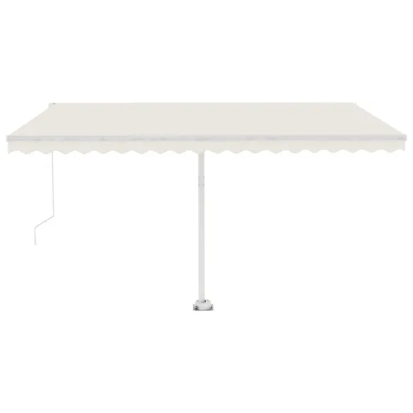 Copertină retractabilă cu LED pentru terasă - 400x350 cm