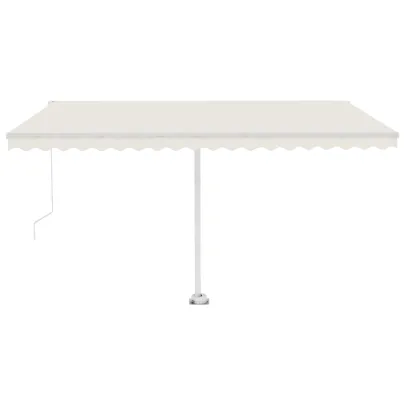 Copertină retractabilă cu LED pentru terasă - 400x350 cm