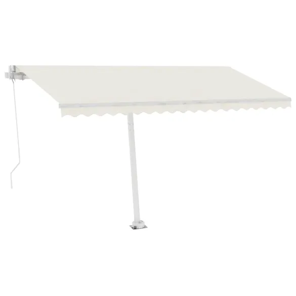 Copertină retractabilă cu LED pentru terasă - 400x350 cm