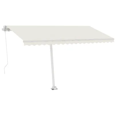 Copertină retractabilă cu LED pentru terasă - 400x350 cm