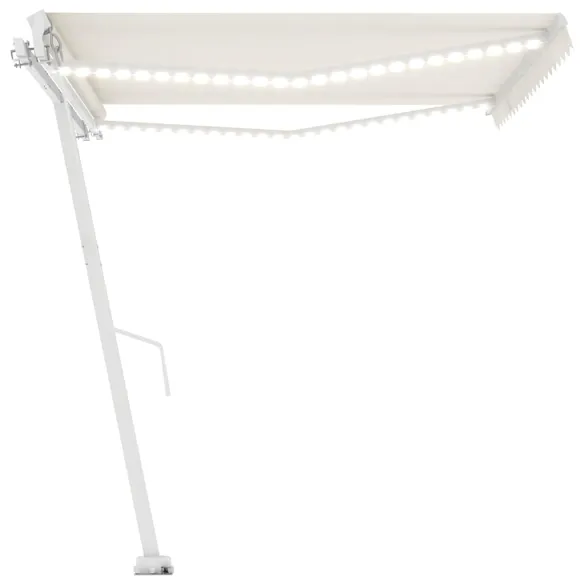 Copertină retractabilă cu LED pentru terasă - 400x350 cm