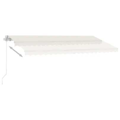 Copertină retractabilă cu LED pentru terasă - 400x350 cm
