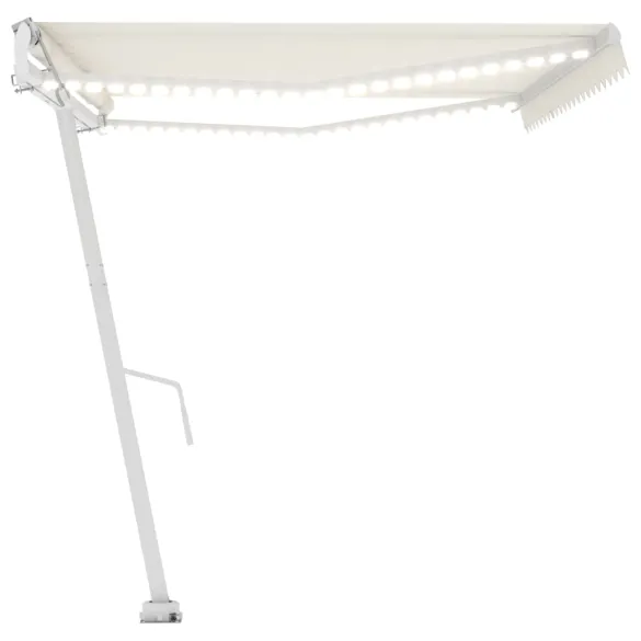 Copertină Automată cu Senzor Vânt și LED - 5x3.5m | Livrare Gratuită