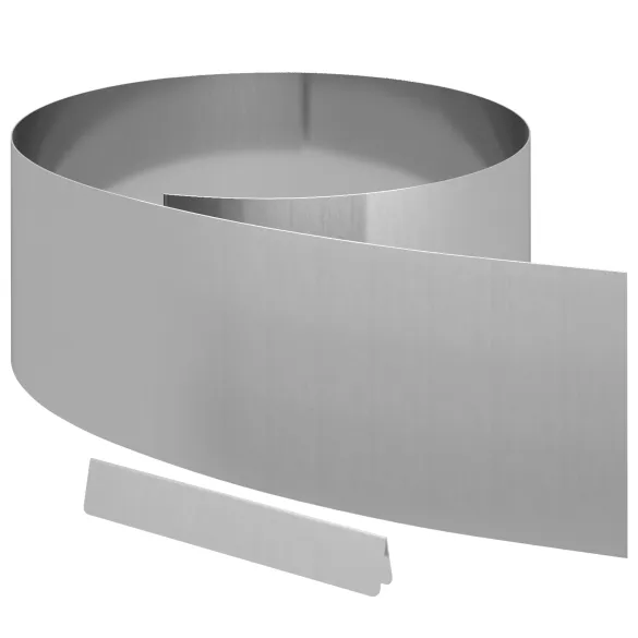 Barieră Grădină Argintie 4 Buc | 450x25 cm | Livrare Gratuită