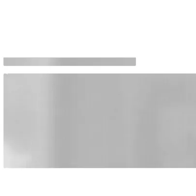 Barieră Grădină Argintie Oțel Galvanizat 450x25cm