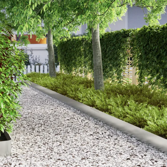 Barieră Gazon Argintie 450x20 cm | Livrare Gratuită