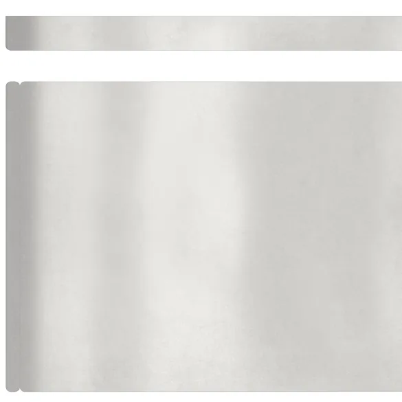 Barieră Grădină Argintie 450x20cm - Oțel Inoxidabil | Comandă