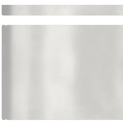 Barieră Grădină Argintie 450x20cm - Oțel Inoxidabil | Comandă