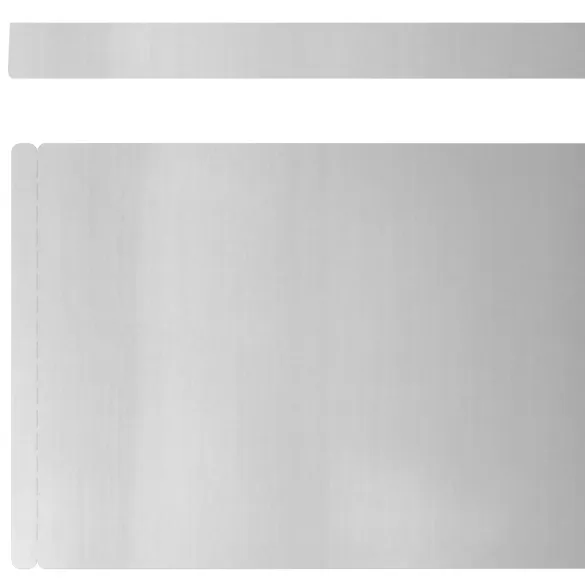 Barieră Grădină 4 Buc Argintiu 450x15 cm | Livrare Gratuită