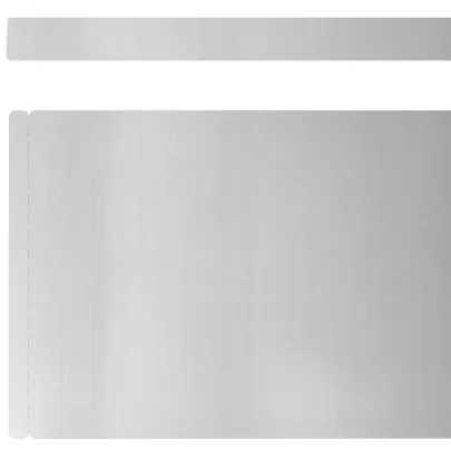 Barieră Grădină 4 Buc Argintiu 450x15 cm | Livrare Gratuită