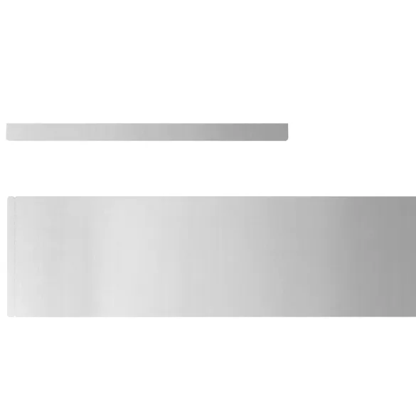 Barieră Gazon Argintiu | Oțel Galvanizat | Livrare Gratuită