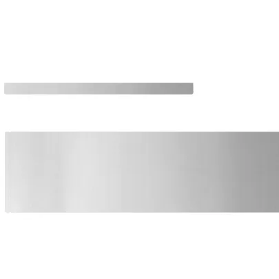 Barieră Gazon Argintiu | Oțel Galvanizat | Livrare Gratuită