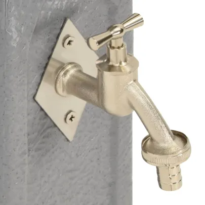 Rezervor Grădină cu Robinet Aspect Piatră | Livrare Gratuită