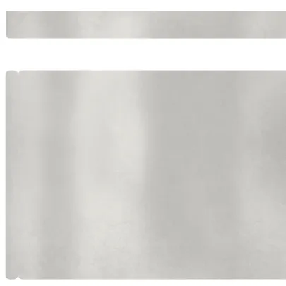 Barieră Grădină Argintie Oțel Inoxidabil 450x15cm